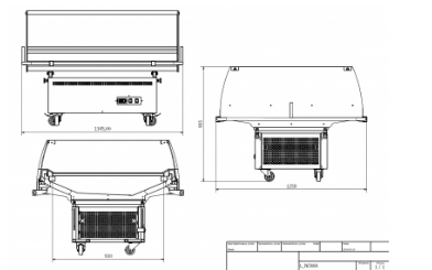 Холодная витрина BALI. Профессиональное холодильное оборудование.