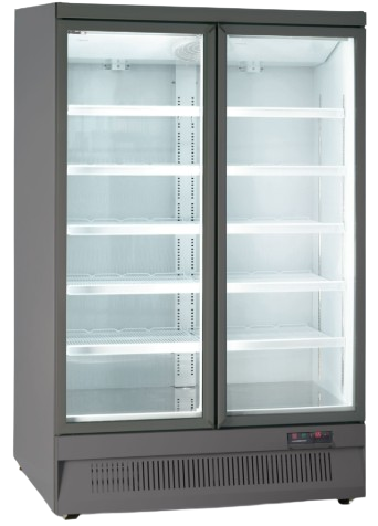 Ledusskapis-vitrīna KLIMA ITALIA MR126 TN2 GRY