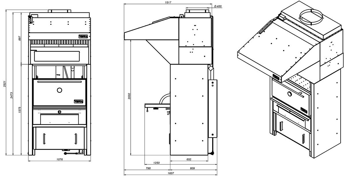 Угольная печь — мангал. Профессиональный мангал для ресторана и кафе. Относится к закрытым мангалам — угольным грилям. Рекомендуется для заведений на 100 посадочных мест.